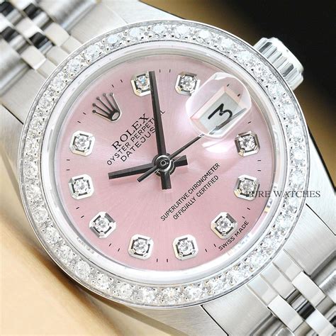 white and gold rolex women& 39|rolex lady datejust pink dial.